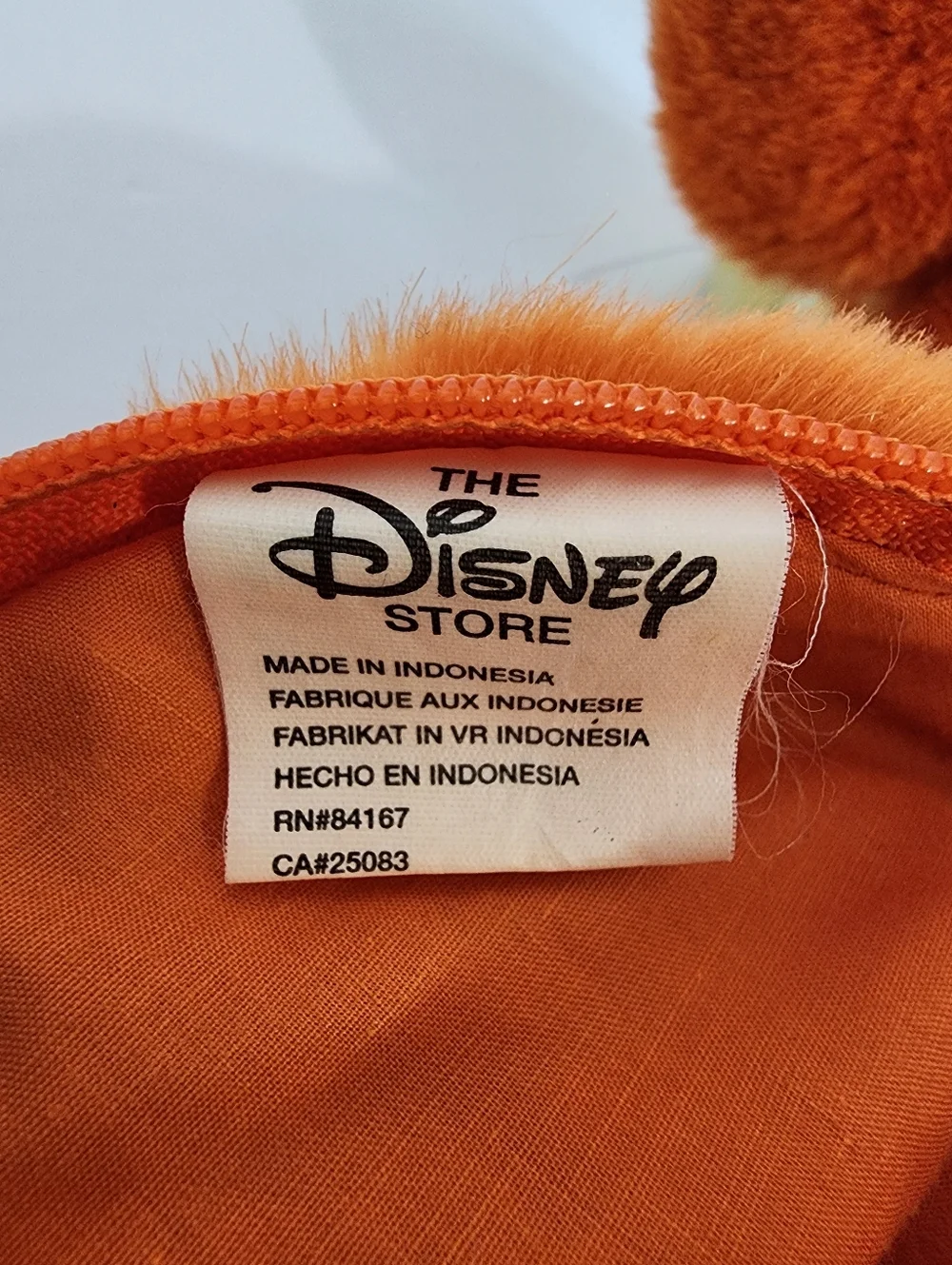 Disney Store Tigger Plush Backpack Winnie Pooh Y2K Style Full Body